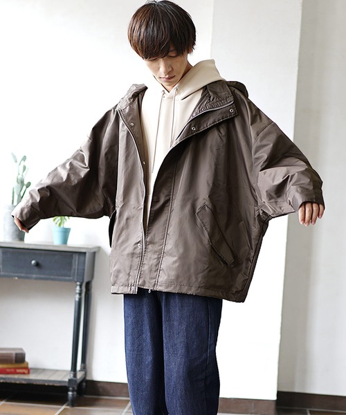 MinoriTY（マイノリティ）の「ドルマンシルエットマウンテンパーカー（マウンテンパーカー・メンズ・ブラック/ベージュ/グレイッシュベージュ・L/M）」の14枚目の写真