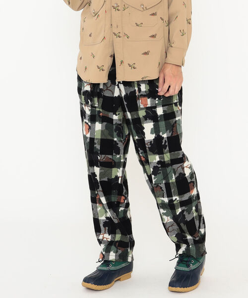BEAMS PLUS（ビームスプラス）の「BEAMS PLUS / ウール チェック カモフラージュプリント ブッシュパンツ（その他パンツ・メンズ・ホワイト/レッド・SMALL/MEDIUM/LARGE/X-LARGE）」の14枚目の写真