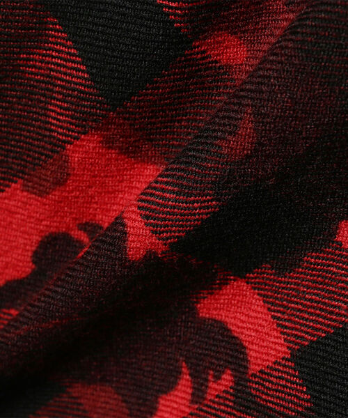 BEAMS PLUS（ビームスプラス）の「BEAMS PLUS / ウール チェック カモフラージュプリント ブッシュパンツ（その他パンツ・メンズ・ホワイト/レッド・SMALL/MEDIUM/LARGE/X-LARGE）」の13枚目の写真