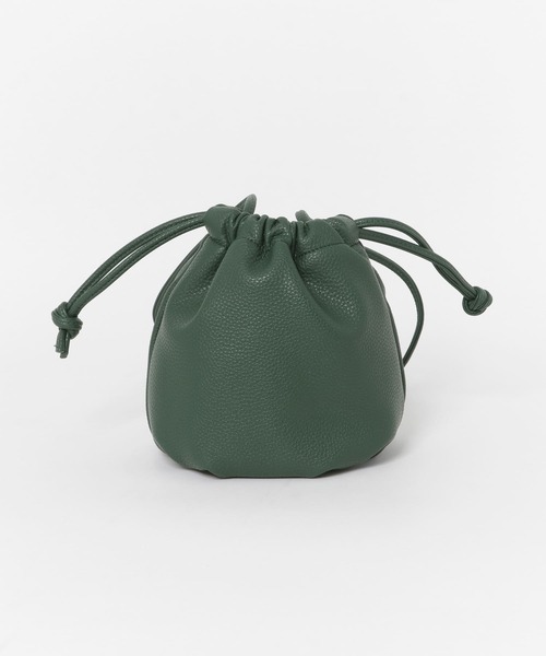 SENSE OF PLACE by URBAN RESEARCH（センスオブプレイスバイアーバンリサーチ）の「巾着ショルダーバッグ（ショルダーバッグ・レディース・モカ/グリーン/ブラック/アイボリー・ONE）」の10枚目の写真