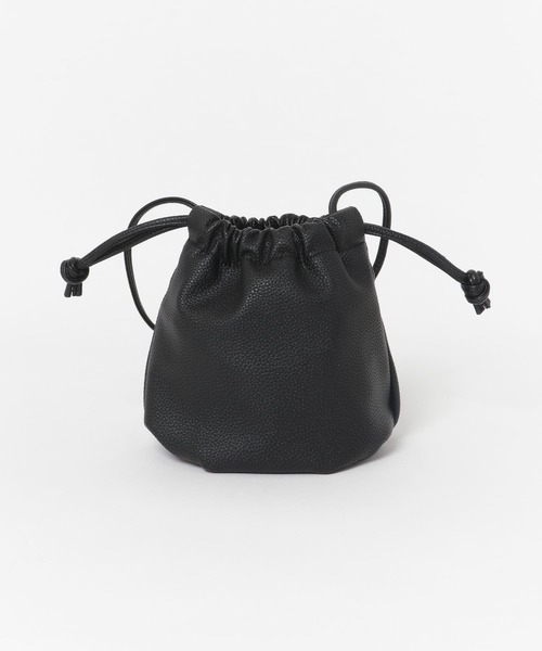 SENSE OF PLACE by URBAN RESEARCH（センスオブプレイスバイアーバンリサーチ）の「巾着ショルダーバッグ（ショルダーバッグ・レディース・モカ/グリーン/ブラック/アイボリー・ONE）」の12枚目の写真