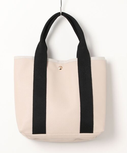 Chez toi（シェトワ）の「合皮仕切り付トートBAG（トートバッグ・レディース・ベージュ/アイボリー/モカ・FREE）」の11枚目の写真