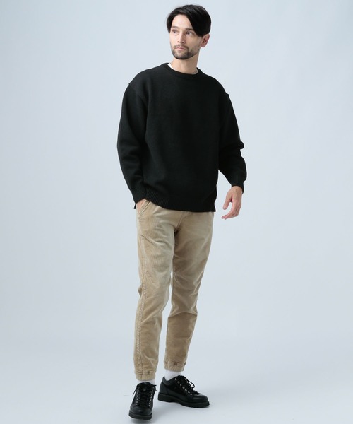 BAYFLOW（ベイフロー）の「MVSテンジクニットプルオーバー（ニット/セーター・メンズ・ブラック/レッド/モカ/ベージュ/ネイビー・MEDIUM/LARGE）」の9枚目の写真