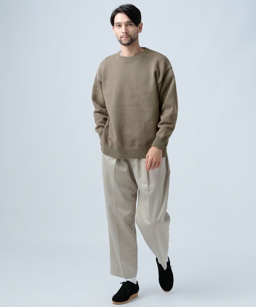 BAYFLOW（ベイフロー）の「MVSテンジクニットプルオーバー（ニット/セーター・メンズ・ブラック/レッド/モカ/ベージュ/ネイビー・MEDIUM/LARGE）」の13枚目の写真