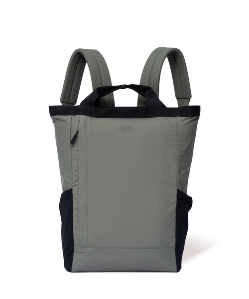 BEAMS DESIGN(ビームス デザイン)の「BEAMS DESIGN (ビームスデザイン) RIPSTOP TOWN2WAY バッグパック(バックパック/リュック・メンズ・カーキ/ブラウン/ブラック・FREE)」の3枚目の写真
