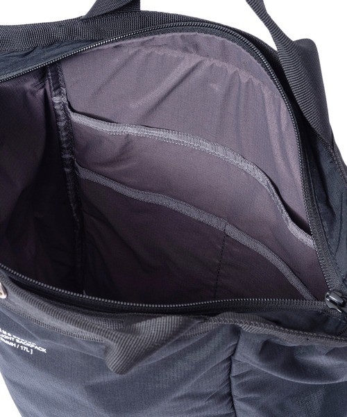 BEAMS DESIGN(ビームス デザイン)の「BEAMS DESIGN (ビームスデザイン) RIPSTOP TOWN2WAY バッグパック(バックパック/リュック・メンズ・カーキ/ブラウン/ブラック・FREE)」の7枚目の写真