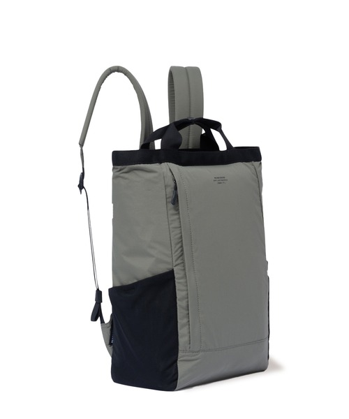 BEAMS DESIGN(ビームス デザイン)の「BEAMS DESIGN (ビームスデザイン) RIPSTOP TOWN2WAY バッグパック(バックパック/リュック・メンズ・カーキ/ブラウン/ブラック・FREE)」の10枚目の写真