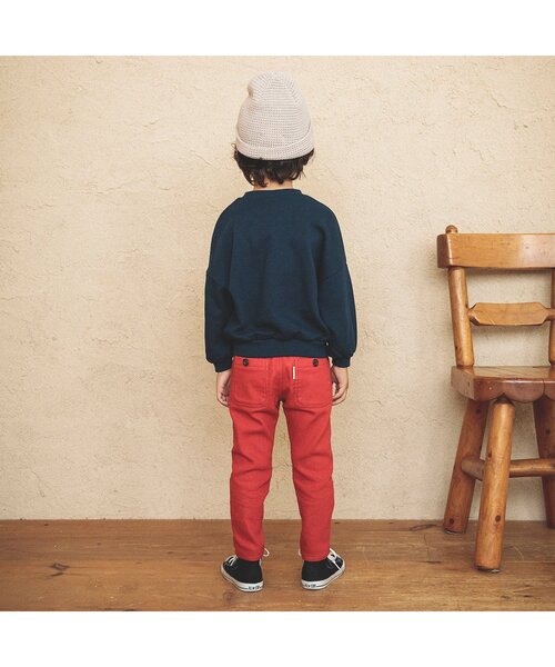 BREEZE（ブリーズ）の「カレッジトレーナー（スウェット・キッズ・レインボー/マスタード/レッド/オレンジ/グリーン/ネイビー/ライトグレー/ミント/キャメル/チャコール・130/140/80/110/120/100/90）」の22枚目の写真