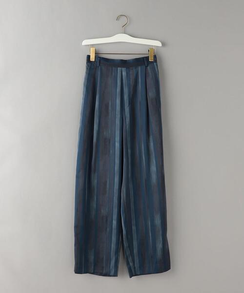 BEAUTY&YOUTH UNITED ARROWS（ビューティーアンドユースユナイテッドアローズ）の「マットサテン ハンドストライプ バックゴム パンツ -ウォッシャブル-（その他パンツ・レディース・コバルトブルー/ダークブラウン・S/M）」の12枚目の写真