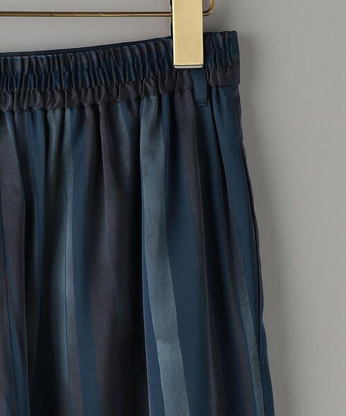 BEAUTY&YOUTH UNITED ARROWS（ビューティーアンドユースユナイテッドアローズ）の「マットサテン ハンドストライプ バックゴム パンツ -ウォッシャブル-（その他パンツ・レディース・コバルトブルー/ダークブラウン・S/M）」の16枚目の写真