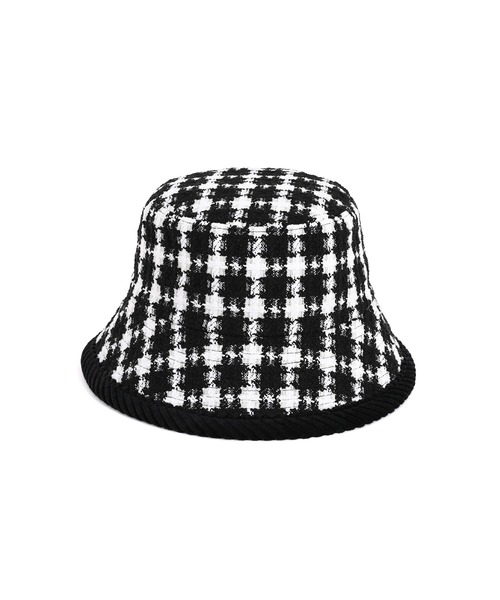 Narcissus(ナルシス)の「【Narcissus】チェックツイードバケットハット(ハット・レディース・ベージュ/ブラック・FREE)」の10枚目の写真