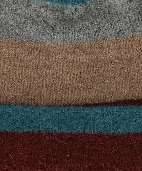 SON OF THE CHEESE(サノバチーズ)の「【別注】 <Son of the Cheese> BONBON KNITCAP/ニットキャップ(ニットキャップ/ビーニー・メンズ・ワインレッド・FREE)」の7枚目の写真