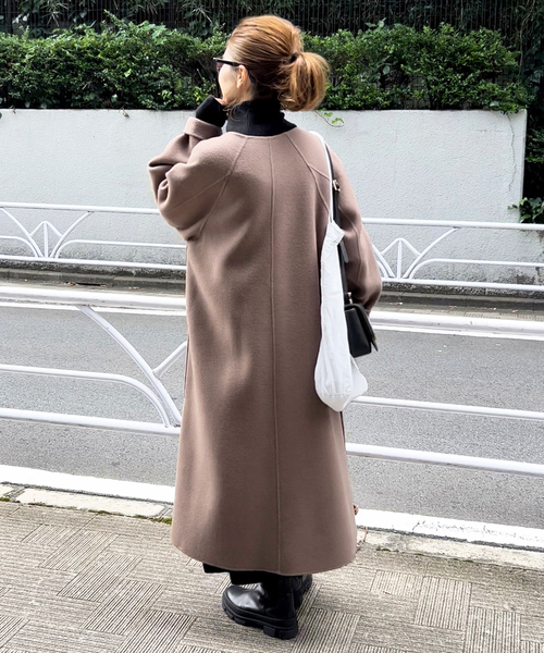 Spick & Span ニュアンスリバーコート モカ ブラウン and Spick & Span