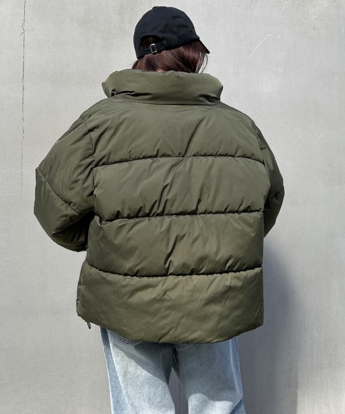 INGNI（イング）の「スタンド中綿ブルゾン（ブルゾン・レディース・ブラック/カーキ/アイボリー・M）」の11枚目の写真