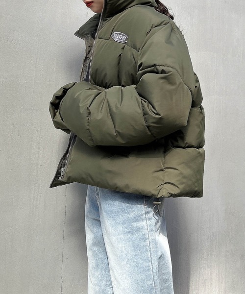 INGNI（イング）の「スタンド中綿ブルゾン（ブルゾン・レディース・ブラック/カーキ/アイボリー・M）」の17枚目の写真