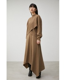 AZUL by moussy | IRREGULAR HEM FLARE SET OP/イレギュラーヘムフレアーセットワンピース(ワンピース)