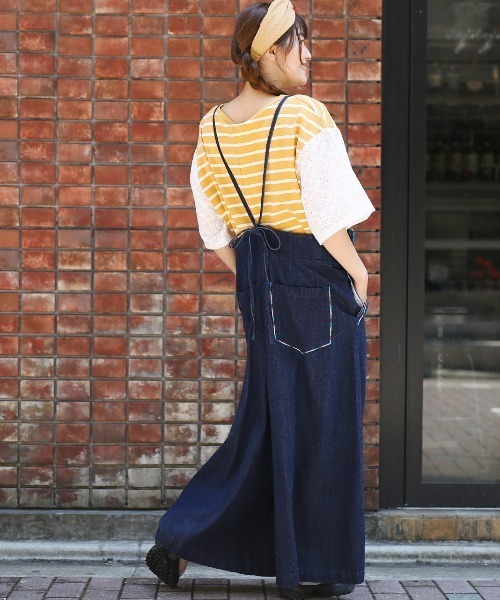 チチカカ(チチカカ)の「ライトオンスデニムサロペットパンツ(サロペット/オーバーオール・レディース・インディゴブルー/ブルー・FREE)」の22枚目の写真