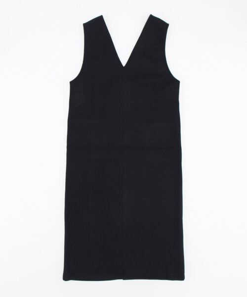 Te chichi（テチチ）の「サイド釦ポケット付ジャンパースカート（ジャンパースカート・レディース・チャコールグレー/ネイビー・ﾌﾘ-）」の3枚目の写真