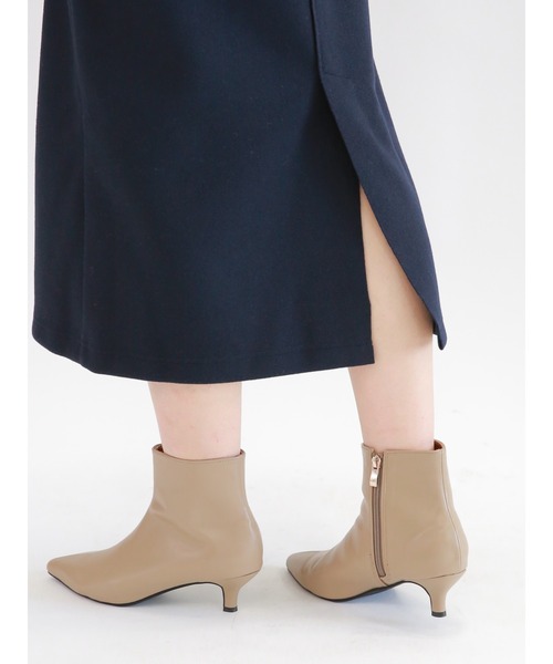 Te chichi（テチチ）の「サイド釦ポケット付ジャンパースカート（ジャンパースカート・レディース・チャコールグレー/ネイビー・ﾌﾘ-）」の10枚目の写真