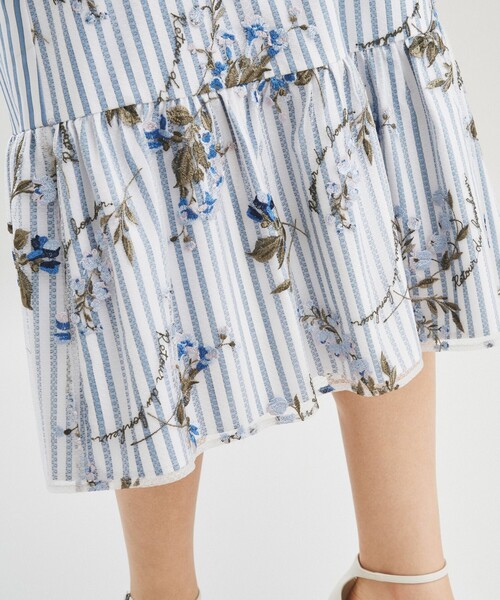 GRACE CONTINENTAL（グレースコンチネンタル）の「スズラン刺繍シャツ