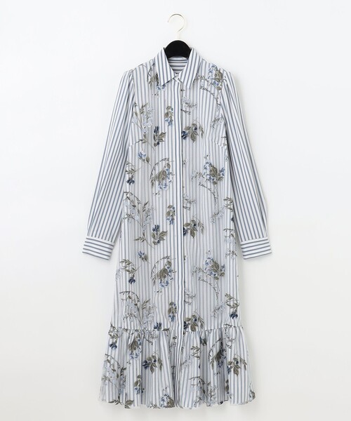 グレースコンチネンタル　スズラン刺繍シャツワンピース スズラン刺繍シャツワンピース / GRACE CONTINENTAL | GRACE