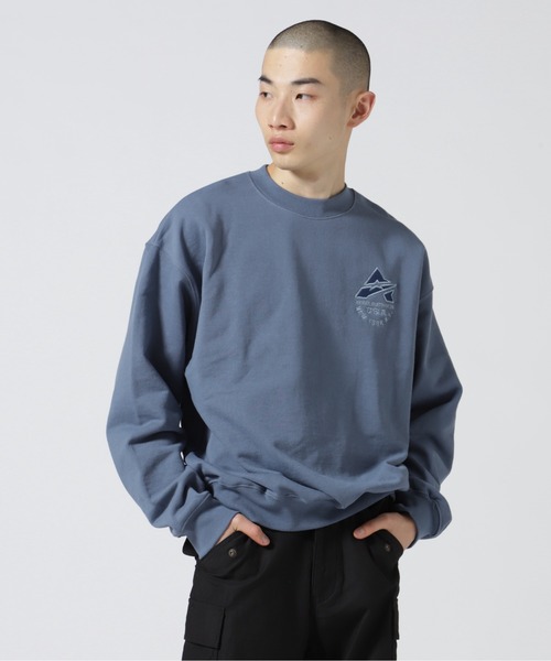 AVIREX(アヴィレックス)の「【WEB&DEPOT限定】SAME TONE CREW NECK SWEAT / セイム トーン クルーネック スウェット / AVIREX / アヴィレックス(スウェット・メンズ・ブラック/ブルーグレー/オートミール・MEDIUM/LARGE/X-LARGE/XX-LARGE/FREE)」の5枚目の写真