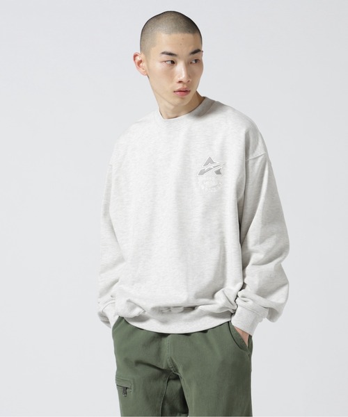 AVIREX(アヴィレックス)の「【WEB&DEPOT限定】SAME TONE CREW NECK SWEAT / セイム トーン クルーネック スウェット / AVIREX / アヴィレックス(スウェット・メンズ・ブラック/ブルーグレー/オートミール・MEDIUM/LARGE/X-LARGE/XX-LARGE/FREE)」の8枚目の写真