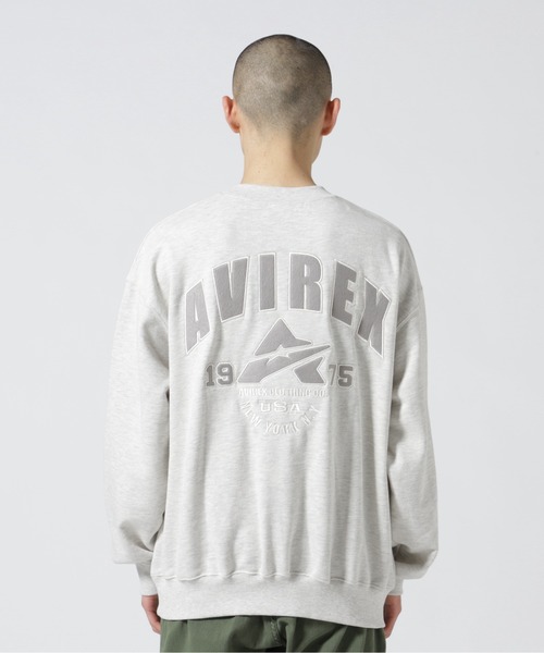 AVIREX(アヴィレックス)の「【WEB&DEPOT限定】SAME TONE CREW NECK SWEAT / セイム トーン クルーネック スウェット / AVIREX / アヴィレックス(スウェット・メンズ・ブラック/ブルーグレー/オートミール・MEDIUM/LARGE/X-LARGE/XX-LARGE/FREE)」の12枚目の写真