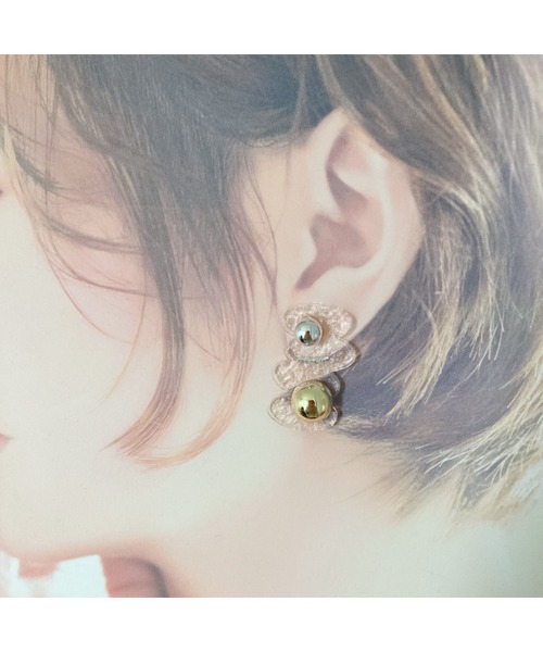 tone(トーン)の「【amechan】MOKUMOKU(ピアス)(MA)(ピアス(両耳用)・レディース・クリア/その他・FREE)」の9枚目の写真