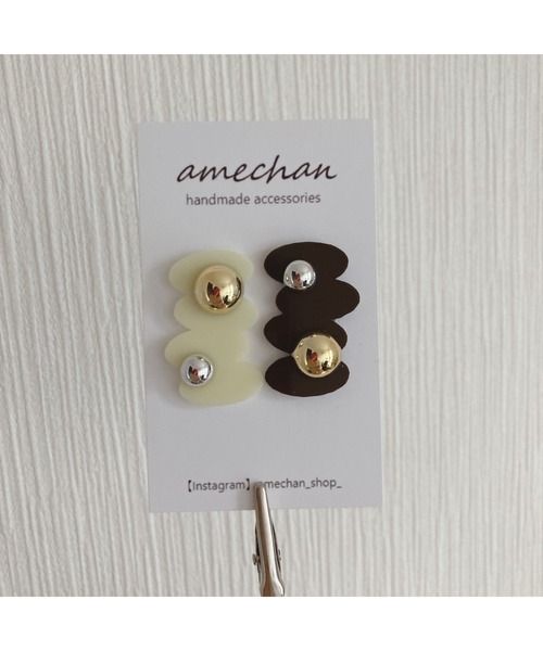 tone(トーン)の「【amechan】MOKUMOKU(ピアス)(MA)(ピアス(両耳用)・レディース・クリア/その他・FREE)」の8枚目の写真