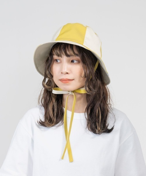 OVERRIDE（オーバーライド）の「OVERRIDE  POLLEN PROTECT PANEL HAT（ハット・レディース・ブルー/イエロー/ブラック・58cm）」の3枚目の写真