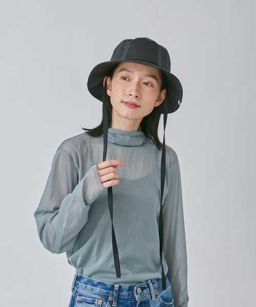 OVERRIDE（オーバーライド）の「OVERRIDE  POLLEN PROTECT PANEL HAT（ハット・レディース・ブルー/イエロー/ブラック・58cm）」の21枚目の写真