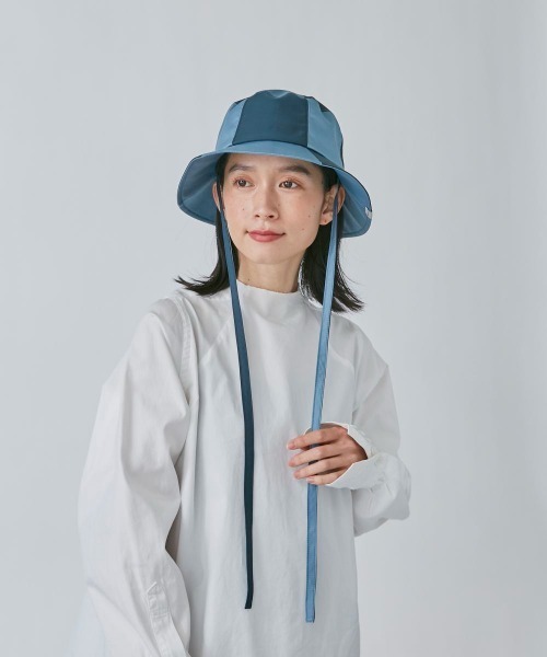 OVERRIDE（オーバーライド）の「OVERRIDE  POLLEN PROTECT PANEL HAT（ハット・レディース・ブルー/イエロー/ブラック・58cm）」の5枚目の写真
