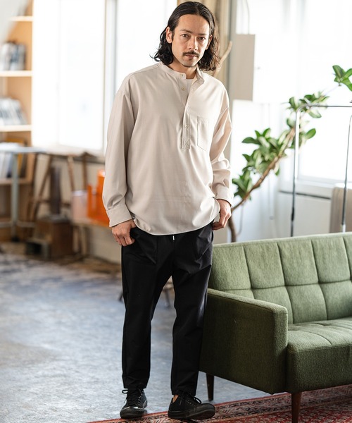 CAMBIO(カンビオ)の「mp10880-Big Pocket Stretch Nylon Tapered Pants テーパードパンツ(その他パンツ・メンズ・ブラック/ブルーグリーン/グレー・M/S/L)」の18枚目の写真