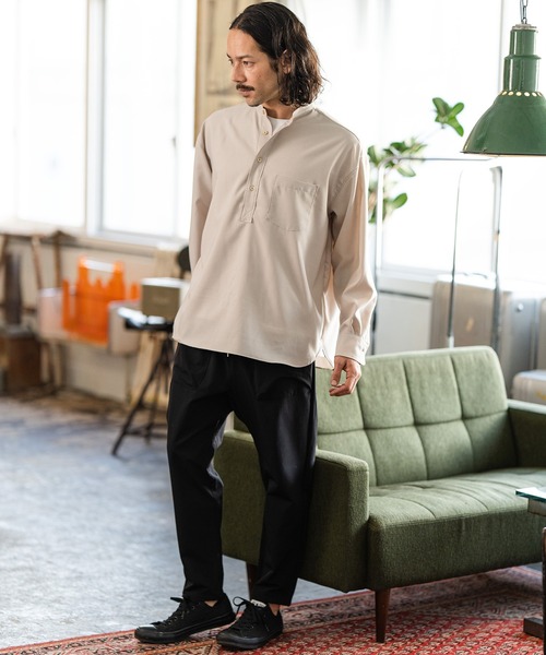 CAMBIO(カンビオ)の「mp10880-Big Pocket Stretch Nylon Tapered Pants テーパードパンツ(その他パンツ・メンズ・ブラック/ブルーグリーン/グレー・M/S/L)」の19枚目の写真