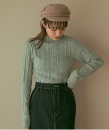 N WITH. | ミックスヤーンニットトップス(ニット/セーター)