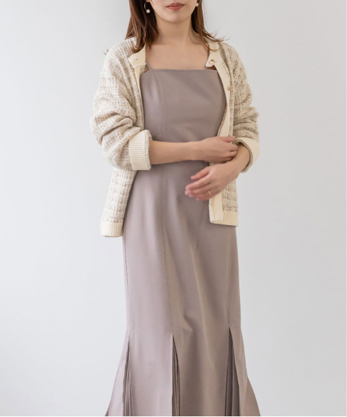 RANDA（ランダ）の「ラメ混ツイードライクニットカーディガン（カーディガン/ボレロ・レディース・ブラック/ホワイト/ベージュ・FREE）」の19枚目の写真