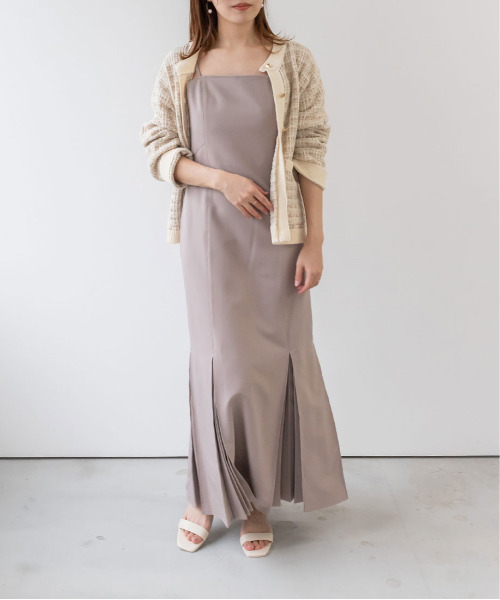 RANDA（ランダ）の「ラメ混ツイードライクニットカーディガン（カーディガン/ボレロ・レディース・ブラック/ホワイト/ベージュ・FREE）」の21枚目の写真