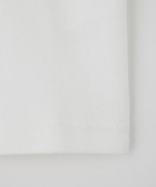 X-girl（エックスガール）の「FACE S/S BABY TEE（Tシャツ/カットソー・レディース・ブラック/オリーブ/ホワイト・S/M）」の10枚目の写真