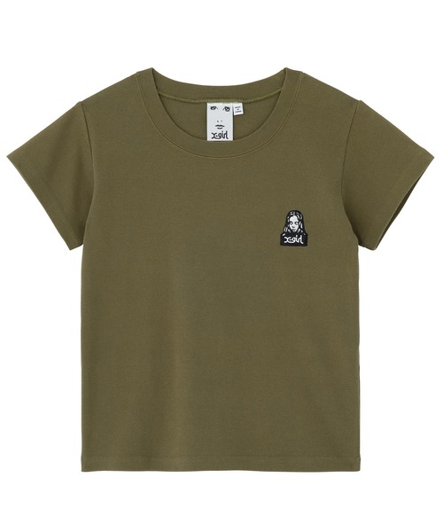X-girl（エックスガール）の「FACE S/S BABY TEE（Tシャツ