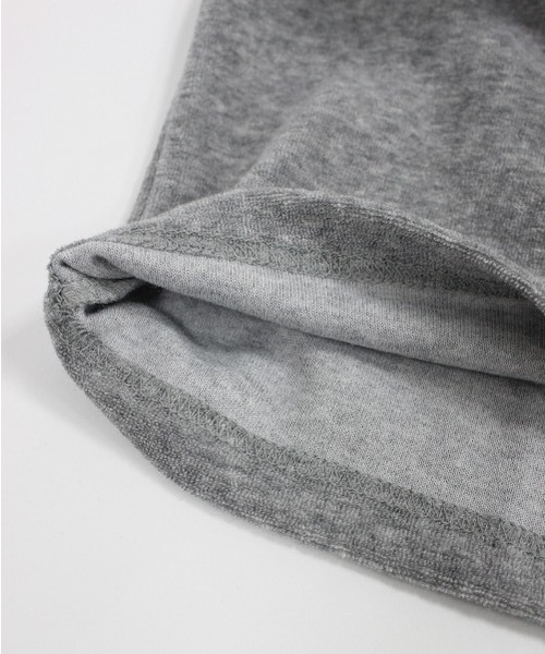 EDIFICE（エディフィス）の「◇ミニパイルクルーネックＴシャツ（Tシャツ/カットソー・メンズ・ネイビー/ホワイト/グレー・46/44/48）」の16枚目の写真