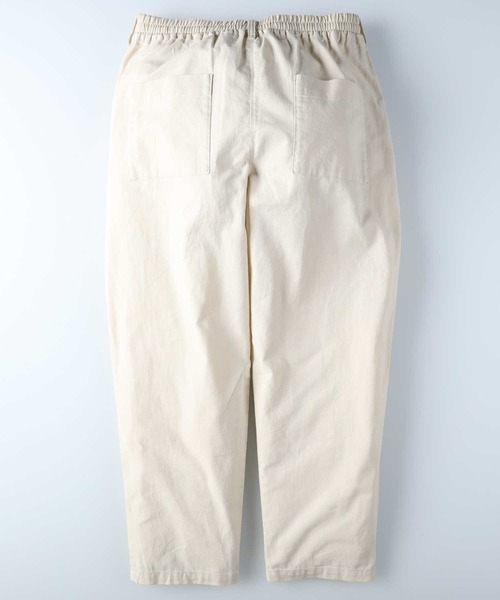 BACK NUMBER（バックナンバー）の「【BACK NUMBER】サラサラ綿麻イージーパンツ（その他パンツ・メンズ・ブラック/オフホワイト/ベージュ・S/M/L/XL）」の4枚目の写真