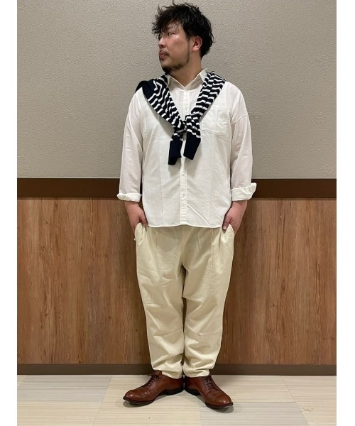 さらぼん セール】【BACK NUMBER】サラサラ綿麻イージーパンツ（その他