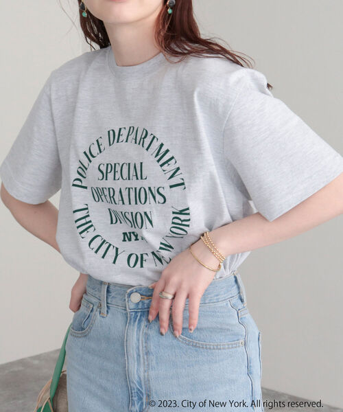 GOOD ROCK SPEED（グッドロックスピード）の「【GOOD ROCK SPEED/グッドロックスピード】NYC Tシャツ（Tシャツ/カットソー・レディース・ライトグレー/オフホワイト・FREE）」の12枚目の写真