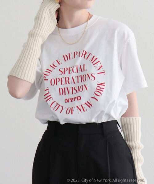 GOOD ROCK SPEED（グッドロックスピード）の「【GOOD ROCK SPEED/グッドロックスピード】NYC Tシャツ（Tシャツ/カットソー・レディース・ライトグレー/オフホワイト・FREE）」の18枚目の写真