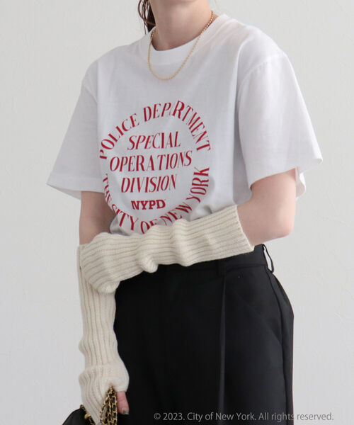 GOOD ROCK SPEED（グッドロックスピード）の「【GOOD ROCK SPEED/グッドロックスピード】NYC Tシャツ（Tシャツ/カットソー・レディース・ライトグレー/オフホワイト・FREE）」の7枚目の写真