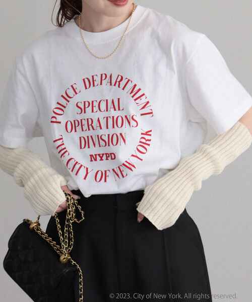 GOOD ROCK SPEED（グッドロックスピード）の「【GOOD ROCK SPEED/グッドロックスピード】NYC Tシャツ（Tシャツ/カットソー・レディース・ライトグレー/オフホワイト・FREE）」の21枚目の写真