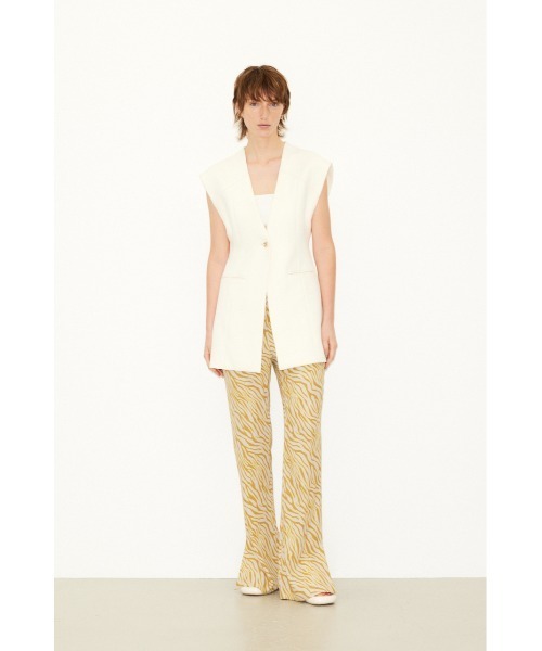 CONSCIOUS EARTHWEAR ベージュ ノースリーブベスト THROW by SLY（スローバイスライ）の「THROW CONSCIOUS VEST