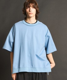 《ユニセックスアイテム》ヘビーウェイト天竺プライムオーバーサイドジップTシャツ【MAISON SPECIAL/メゾンスペシャル】