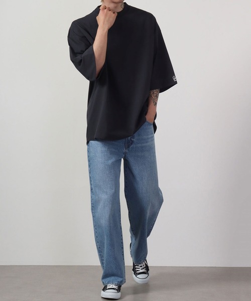 Sunny Smith(サニースミス)の「Sunnysmith 11.6ウルトラヘビーオンス Heavy Smith ロゴ刺繍 Tシャツ 半袖(Tシャツ/カットソー・メンズ・オフホワイト/チャコールグレー/ネイビー/グリーン・F)」の8枚目の写真